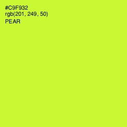 #C9F932 - Pear Color Image