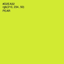 #D2EA32 - Pear Color Image