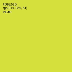 #D6E03D - Pear Color Image
