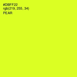 #DBFF22 - Pear Color Image