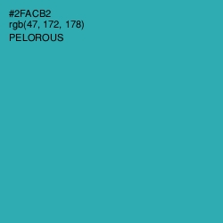 #2FACB2 - Pelorous Color Image