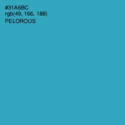 #31A6BC - Pelorous Color Image