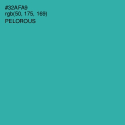 #32AFA9 - Pelorous Color Image