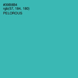 #39B8B4 - Pelorous Color Image
