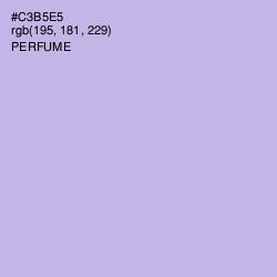 #C3B5E5 - Perfume Color Image