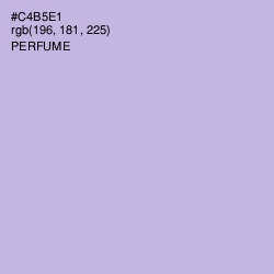#C4B5E1 - Perfume Color Image