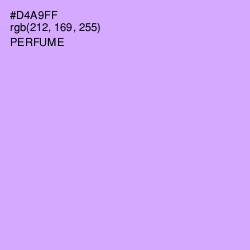 #D4A9FF - Perfume Color Image