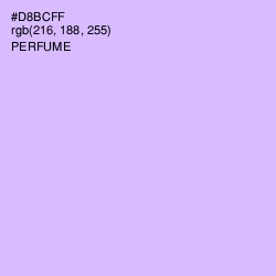 #D8BCFF - Perfume Color Image