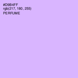 #D9B4FF - Perfume Color Image