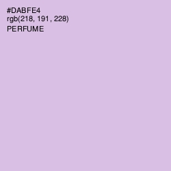 #DABFE4 - Perfume Color Image
