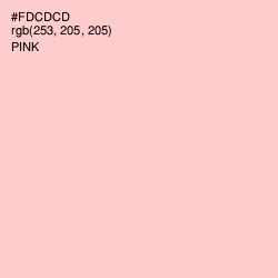 #FDCDCD - Pink Color Image