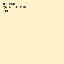 #FFF2CB - Pipi Color Image