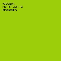 #9DCE0A - Pistachio Color Image