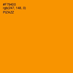 #F79400 - Pizazz Color Image