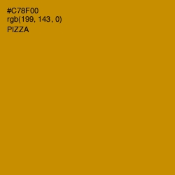 #C78F00 - Pizza Color Image