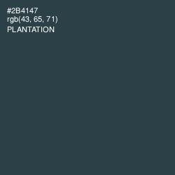 #2B4147 - Plantation Color Image
