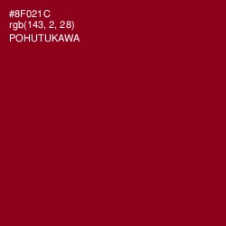 #8F021C - Pohutukawa Color Image