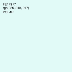 #E1F9F7 - Polar Color Image