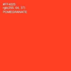 #FF4025 - Pomegranate Color Image