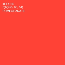 #FF4136 - Pomegranate Color Image
