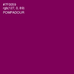 #7F0059 - Pompadour Color Image