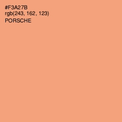 #F3A27B - Porsche Color Image