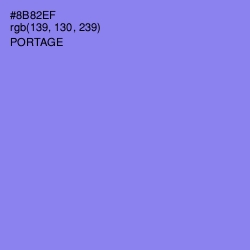 #8B82EF - Portage Color Image