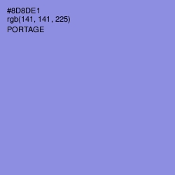 #8D8DE1 - Portage Color Image