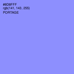 #8D8FFF - Portage Color Image