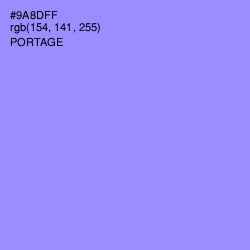 #9A8DFF - Portage Color Image