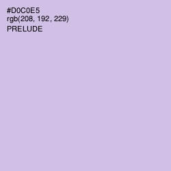 #D0C0E5 - Prelude Color Image