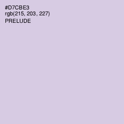 #D7CBE3 - Prelude Color Image