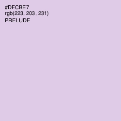 #DFCBE7 - Prelude Color Image