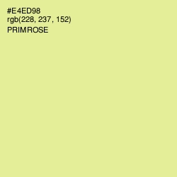 #E4ED98 - Primrose Color Image
