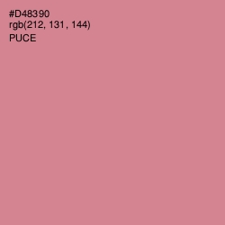#D48390 - Puce Color Image