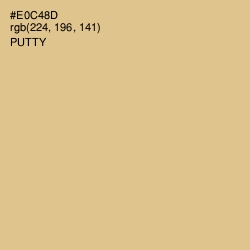 #E0C48D - Putty Color Image