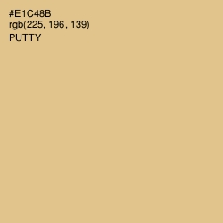 #E1C48B - Putty Color Image