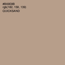 #B69E8B - Quicksand Color Image