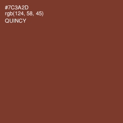 #7C3A2D - Quincy Color Image