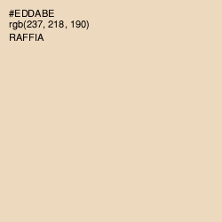 #EDDABE - Raffia Color Image