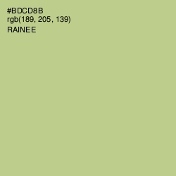 #BDCD8B - Rainee Color Image