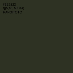 #2E3222 - Rangitoto Color Image