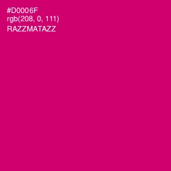 #D0006F - Razzmatazz Color Image