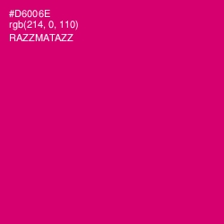 #D6006E - Razzmatazz Color Image