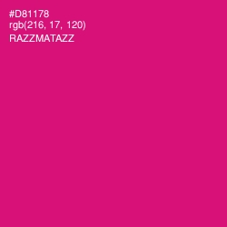 #D81178 - Razzmatazz Color Image