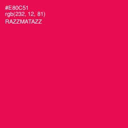 #E80C51 - Razzmatazz Color Image