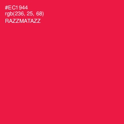 #EC1944 - Razzmatazz Color Image