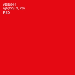 #E50914 - Red Color Image