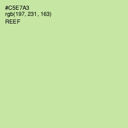 #C5E7A3 - Reef Color Image