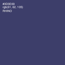 #3D3E69 - Rhino Color Image